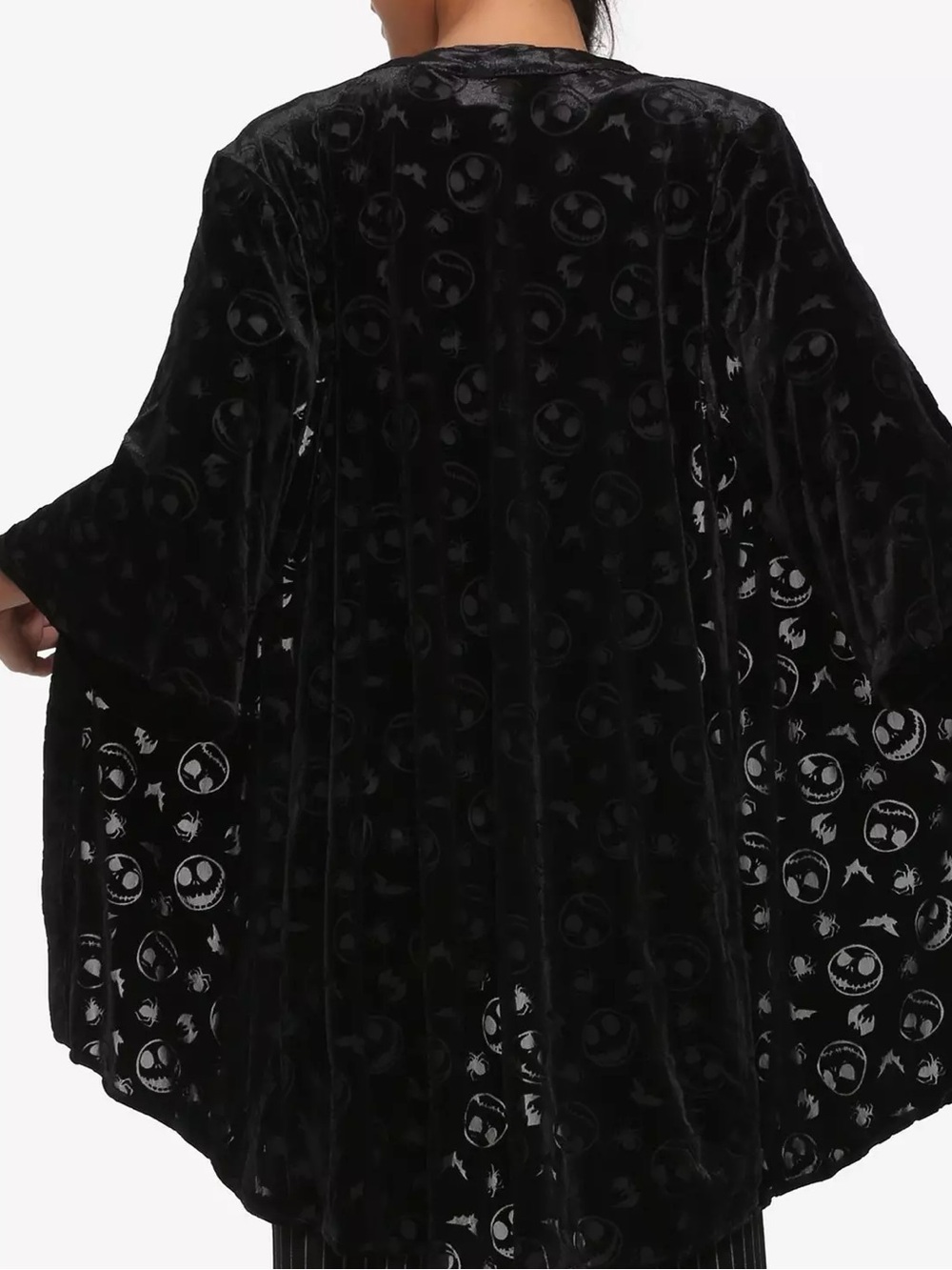 The Nightmare Before Christmas Jack Skellington Velvet Kimono